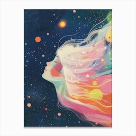 Galaxy Girl Canvas Print