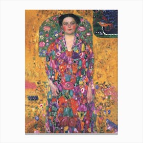 Portrait Of Eugenia Primavesi, Gustav Klimt Canvas Print
