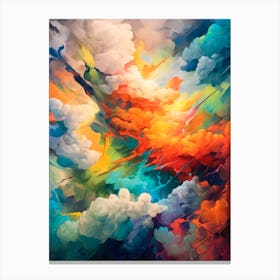 Chromatic Storm Canvas Print
