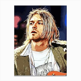 Nirvana kurt cobain 5 Canvas Print