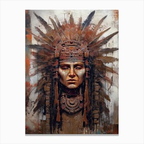 Cultural Canvas: Exploring Native American Artistry Canvas Print