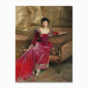 Mrs. Hugh Hammersley (1892), John Singer Sargent Canvas Print