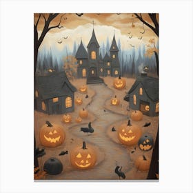 Halloween Pumpkins 15 Canvas Print