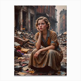 Depression Fallout-1930s ~Reimagined 20 Canvas Print