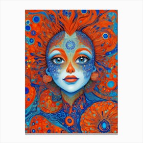 Psychedelic Woman 1 Canvas Print