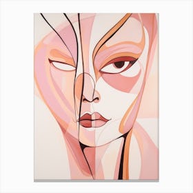 Abstract Portrait Of A Woman 29 Canvas Print