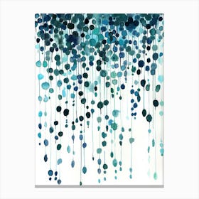 Water Droplet Painting Canvas Print