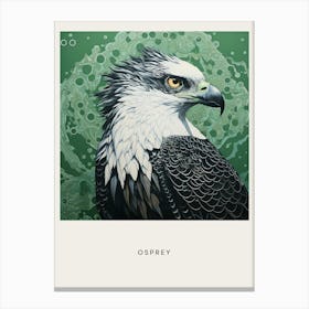 Ohara Koson Inspired Bird Painting Osprey 2 Poster Canvas Print