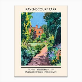 Ravenscourt Park London Parks Garden 3 Canvas Print