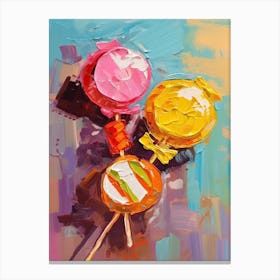 Candies Oil Painting 1 Canvas Print