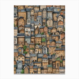 Japanese Houses Canvas Print