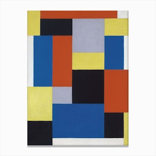 Composition 10, Theo Van Doesburg Canvas Print