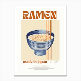 Ramen Made In Japan Canvas Print