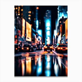 New York City At Night 1 Canvas Print