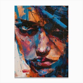 Abstract Portrait Of A Woman 92 Canvas Print