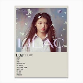 Lilac By Iu 2021 Poster 4 Canvas Print