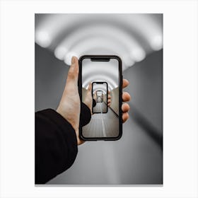 Infinity Handphone Canvas Print