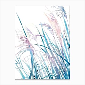 Watercolor Grass Canvas Print