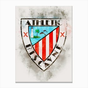 Athletic Bilbao Painting 1 Canvas Print