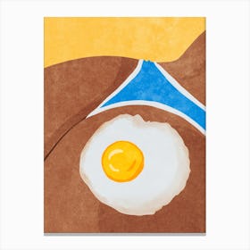 Hot Fried Egg Canvas Print