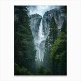 Waterfall Forest (26) Canvas Print