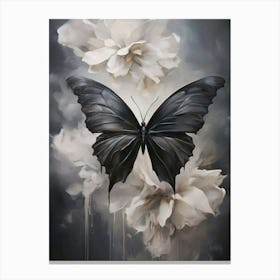 Black Butterfly Canvas Print