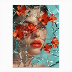 Shattered Glass Canvas Print