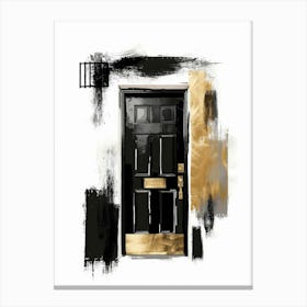 Black Door Canvas Print Canvas Print