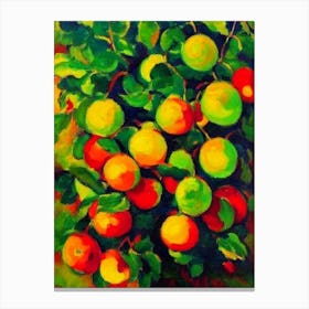 Gooseberry Fruit Vibrant Matisse Inspired Painting Fruit Canvas Print