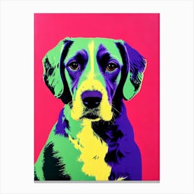 Spaniel (Field) Andy Warhol Style dog Canvas Print