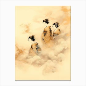 Creativel Geisha Illustration 104 Canvas Print