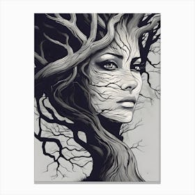 Tree Of Beauty Canvas Print