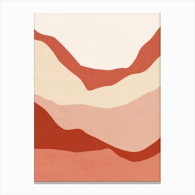 Abstract Mountain Landscape - Tt01 Canvas Print