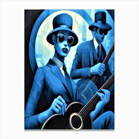 Blues Soul Series 14 - Cool Lady Blues Canvas Print