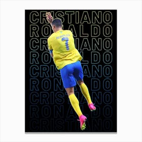 Cristiano Ronaldo 8 Canvas Print