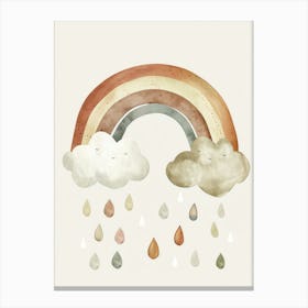 Happy Rain Canvas Print