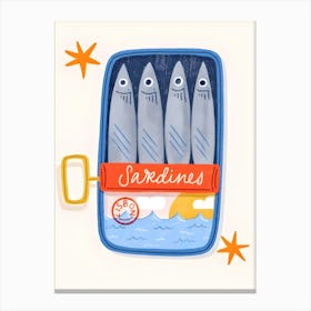 Sardines 10 Canvas Print