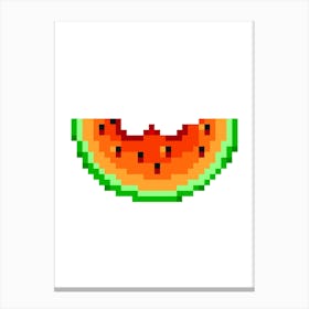 Watermelon Power Up Canvas Print