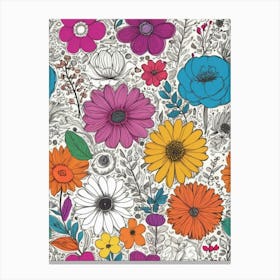 Floral Pattern 5 Canvas Print