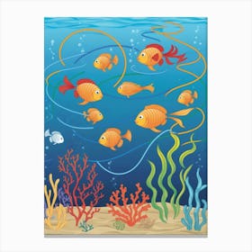 Under The Sea 1 Canvas Print