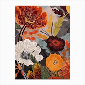 Fall Botanicals Ranunculus 3 Canvas Print