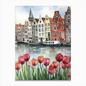 Amsterdam Tulips Canvas Print