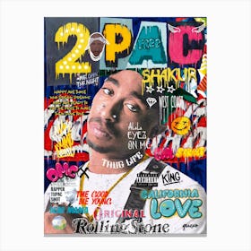 2PAC by Quexo Canvas Print