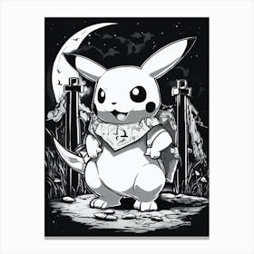 Pokemon Black And White Pokedex 1 Canvas Print