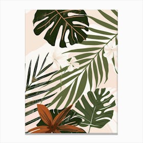 Tropical Leaves 162 Canvas Print