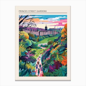 Princes Street Gardens Edinburgh Canvas Print