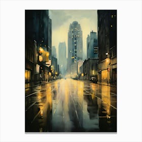 The City After The Rain Canvas Print