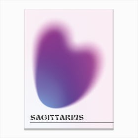 Sagittarius Star Sign Canvas Print