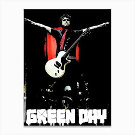 Green Day band music punk 7 Canvas Print