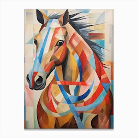 Horse Abstract Pop Art 1 Canvas Print
